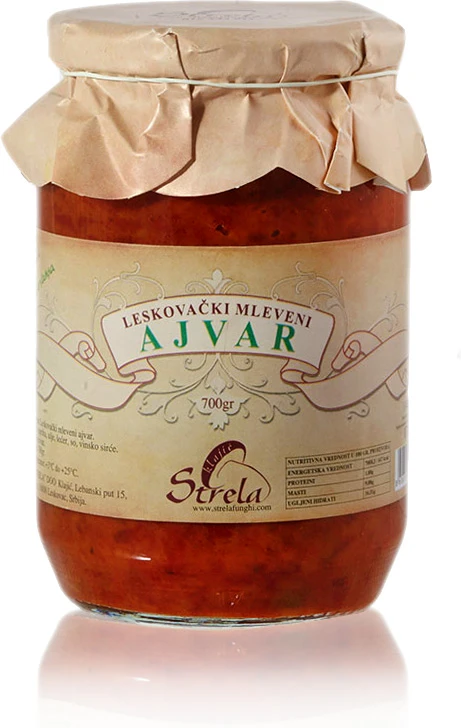 Leskovački mleveni ajvar 700 g Strela 